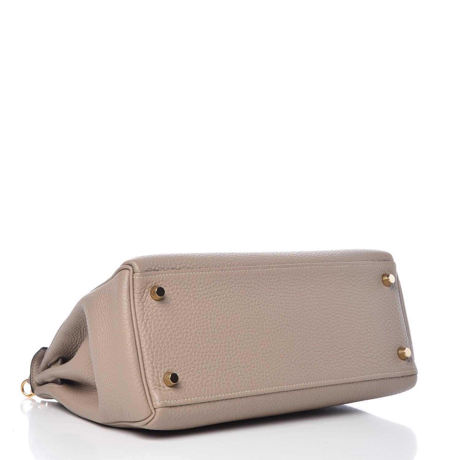 Hermes Taurillon Clemence Kelly Retourne 28 Gris Tourterelle 6 of 37