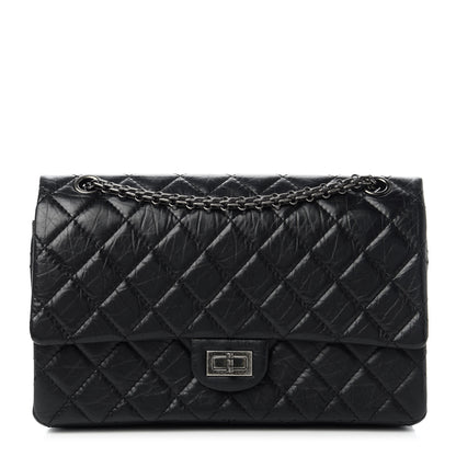 Chanel Aged Calfskin Quilted 2.55 Reissue 226 Flap Black 1 of 13