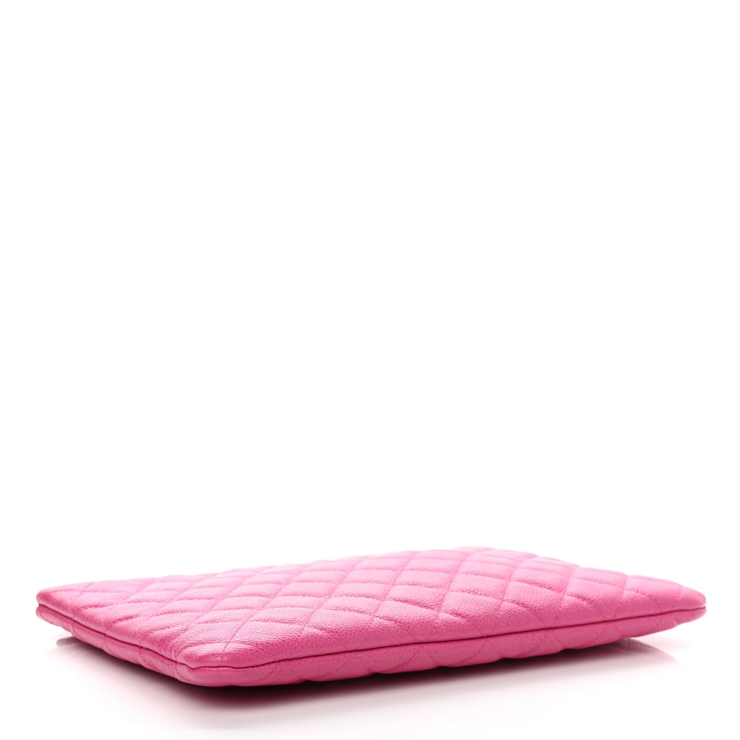 Caviar Quilted Medium Cosmetic Case Pink