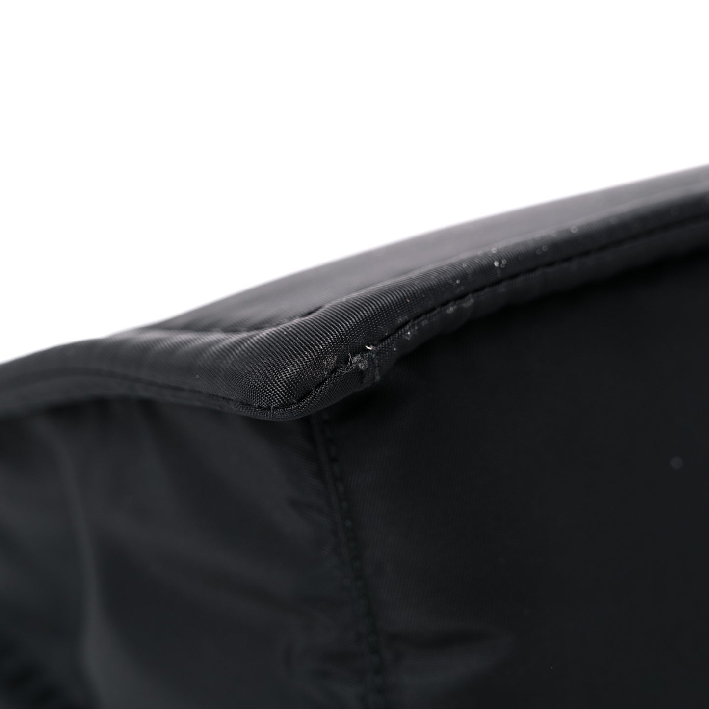 Tessuto Nylon Padded Chain Shoulder Bag Black