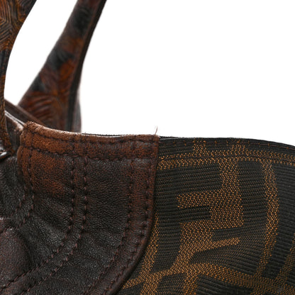 Fendi Zucca Nappa Nuvolata Vitello Tortuga Spy Tobacco Moro 16 of 17