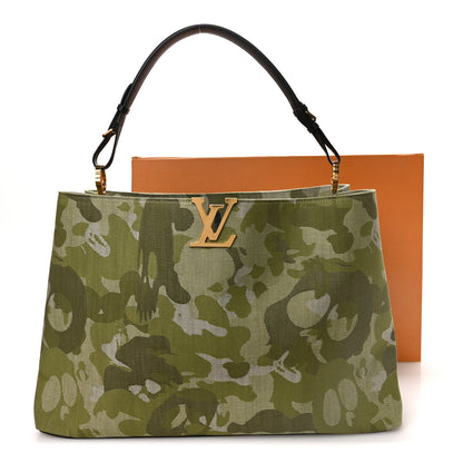 Louis Vuitton LV X TM Washed Denim Artycapucines Camouflage XXXL Khaki 11 of 11