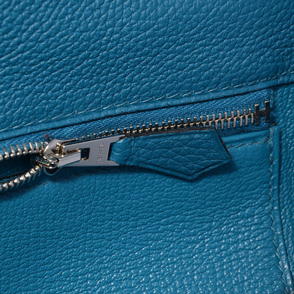 Hermes Togo Kelly Retourne 35 Bleu de Galice 14 of 24