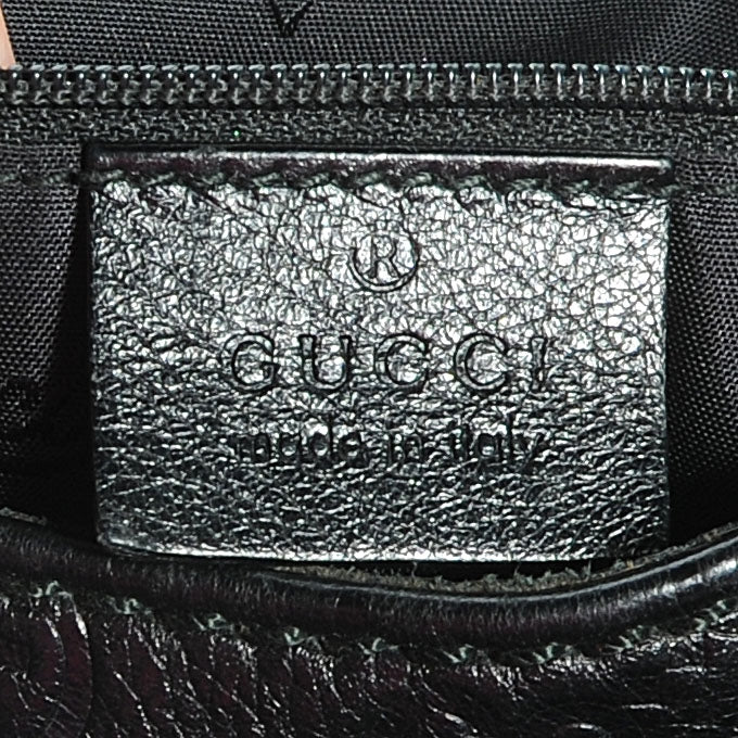 Guccissima New Ladies Web Hobo Black