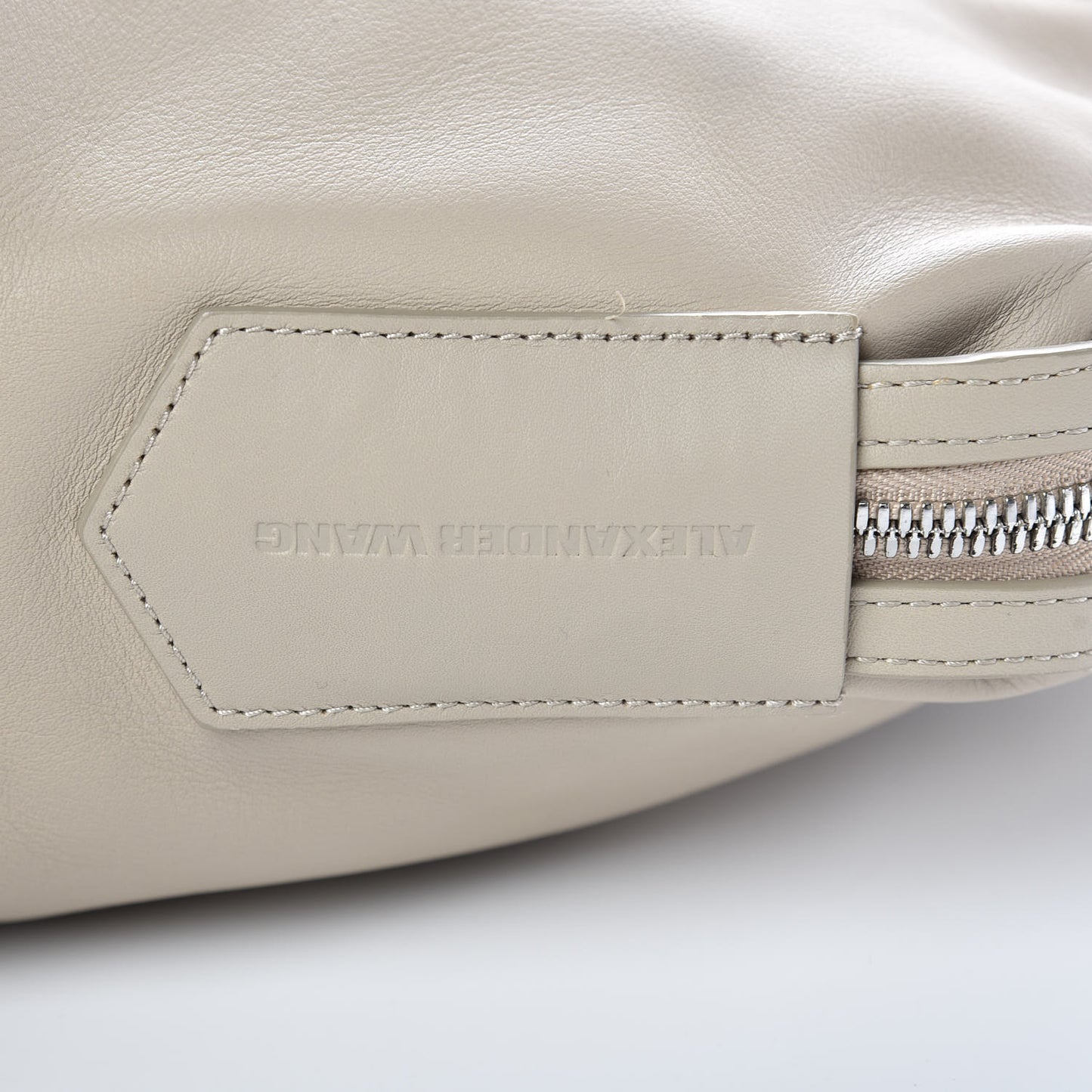 Pebbled Calfskin Large Emile Beige