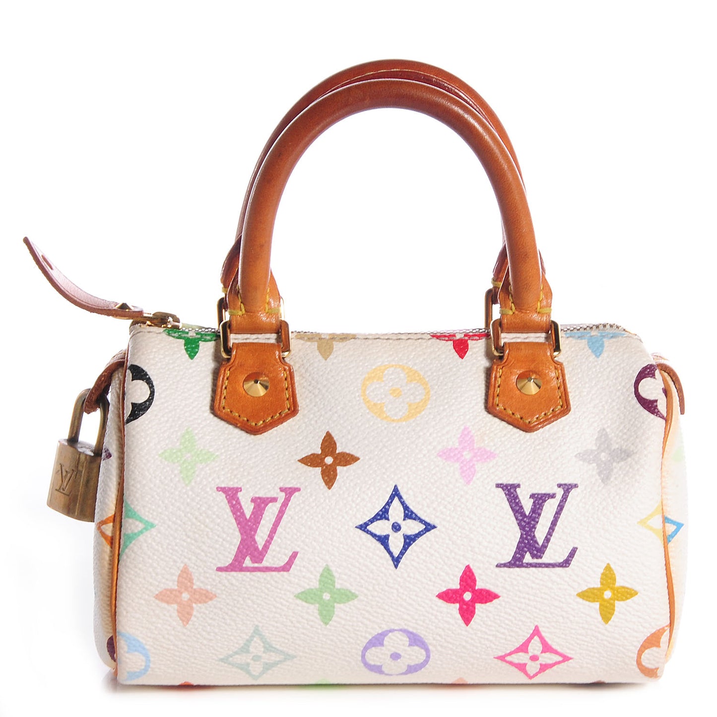 Monogram Multicolor Mini Sac HL Speedy White