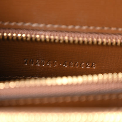 Gucci GG Supreme Monogram Calfskin Medium Horsebit 1955 Top Handle Bag Beige Ebony Brown Sugar 7 of 10