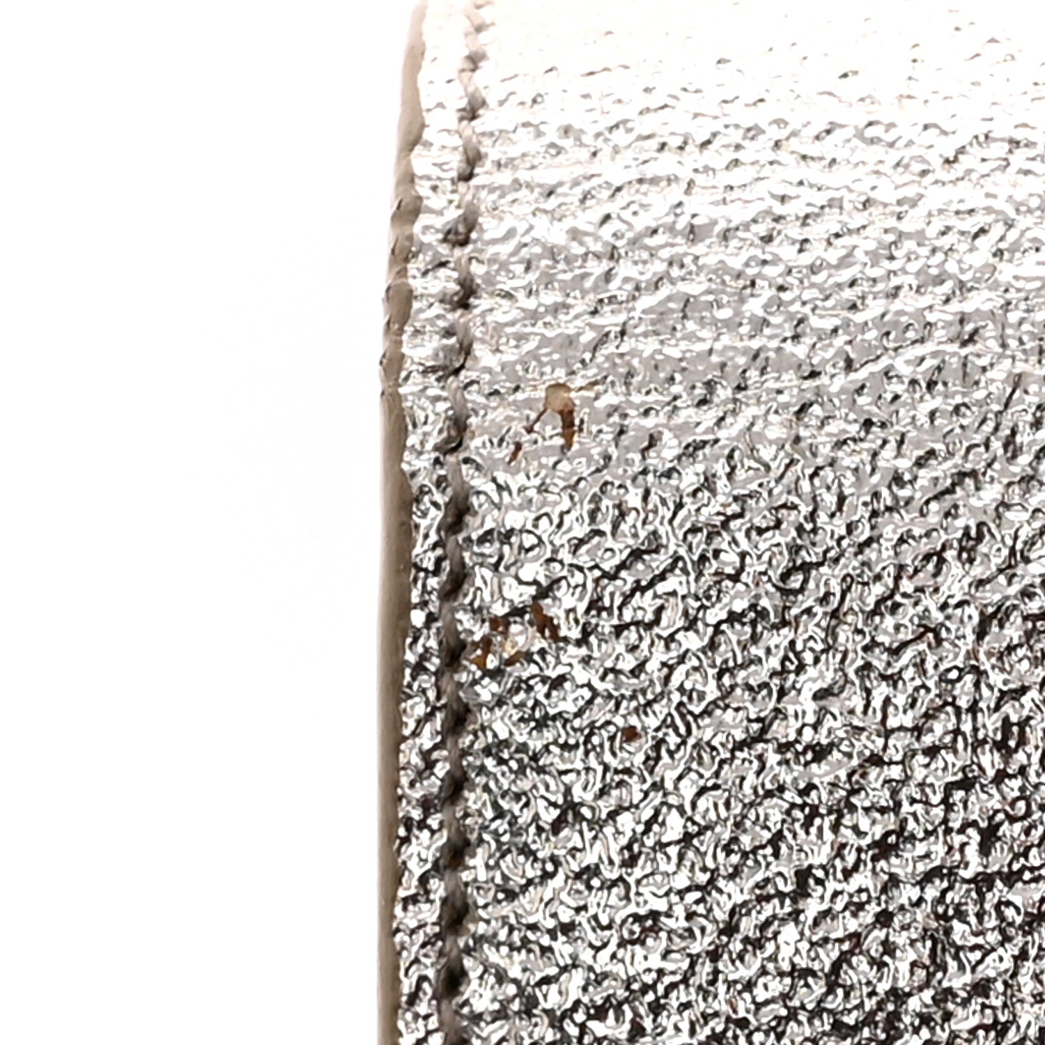 Saint Laurent Metallic Textured Calfskin Classic Monogram Cassandre Clutch Pale Gold 9 of 9