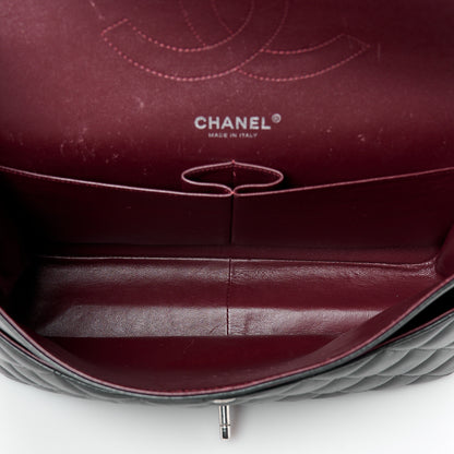 Chanel Lambskin Quilted Jumbo Double Flap Black 5 of 13