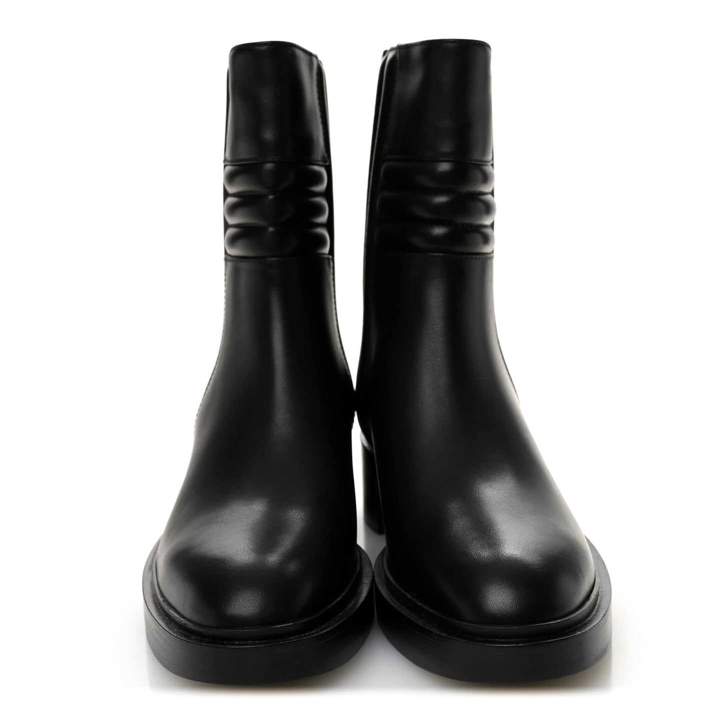 Calfskin Harper Ankle Boots 37.5 Black