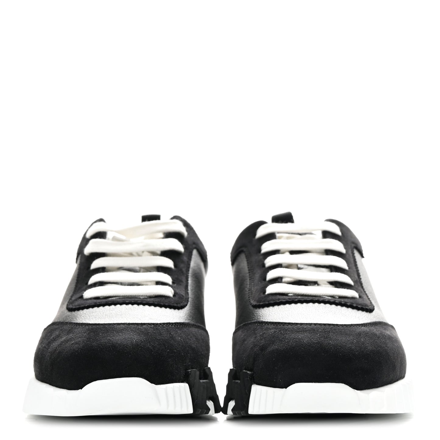 Goatskin Suede Goatskin Bouncing Sneakers 38.5 Black