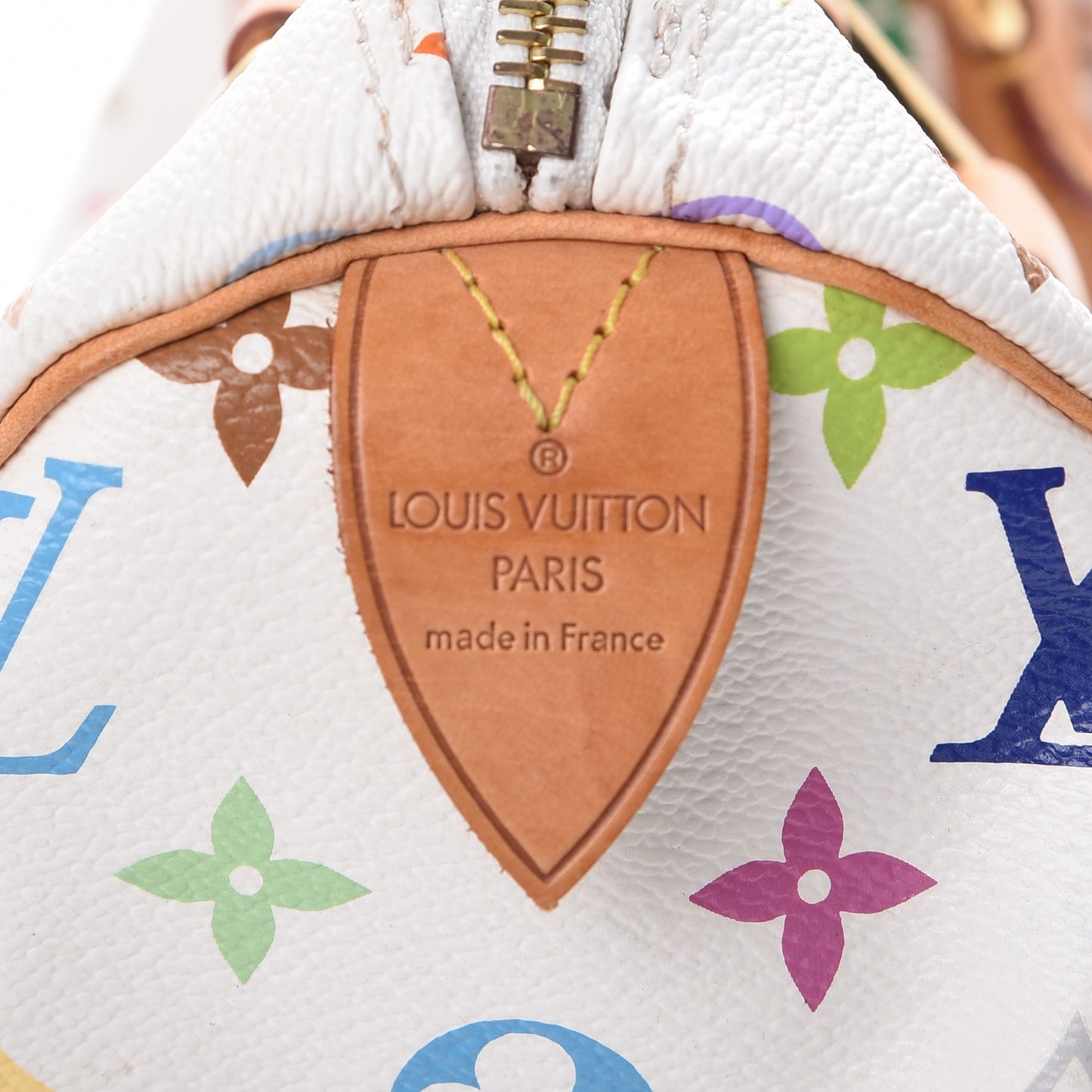 Monogram Multicolor Speedy 30 White