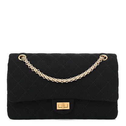 Chanel Jersey Quilted 2.55 Reissue 226 Flap Black 1 of 10
