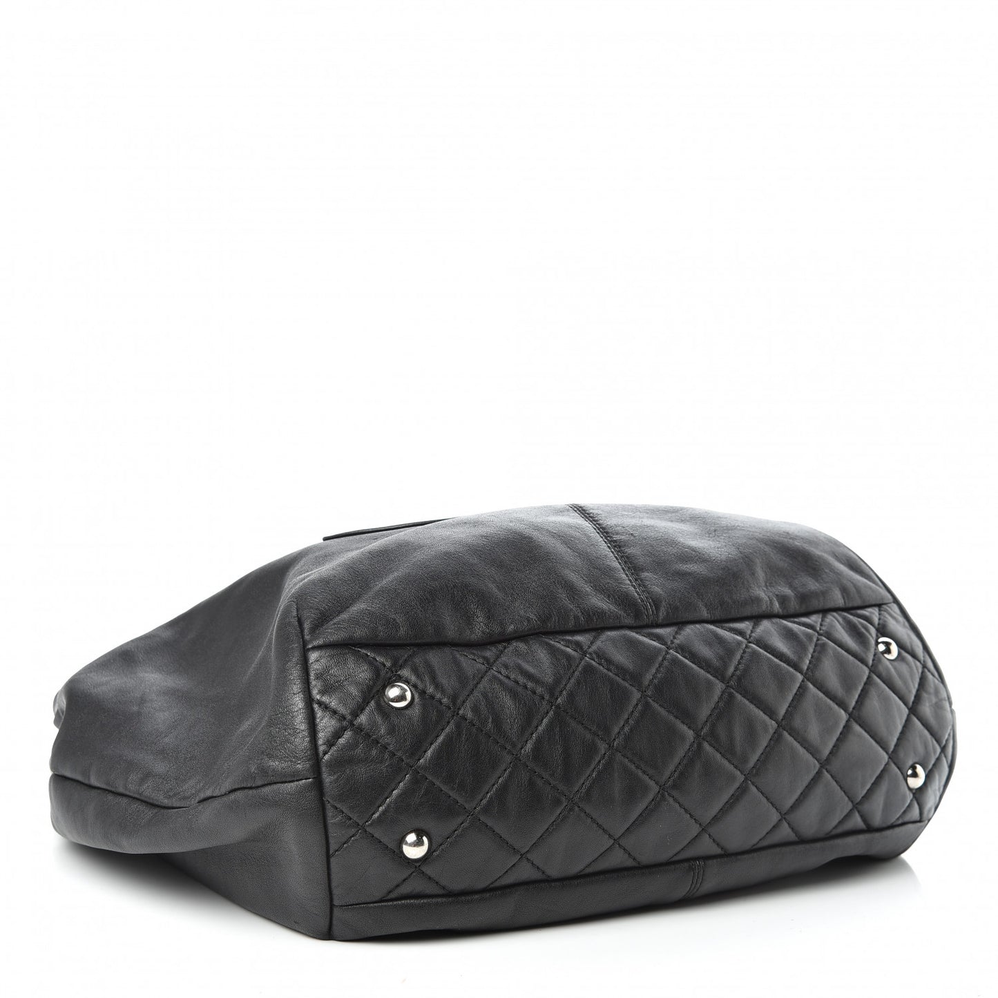 Calfskin Large Trianon Tote Black