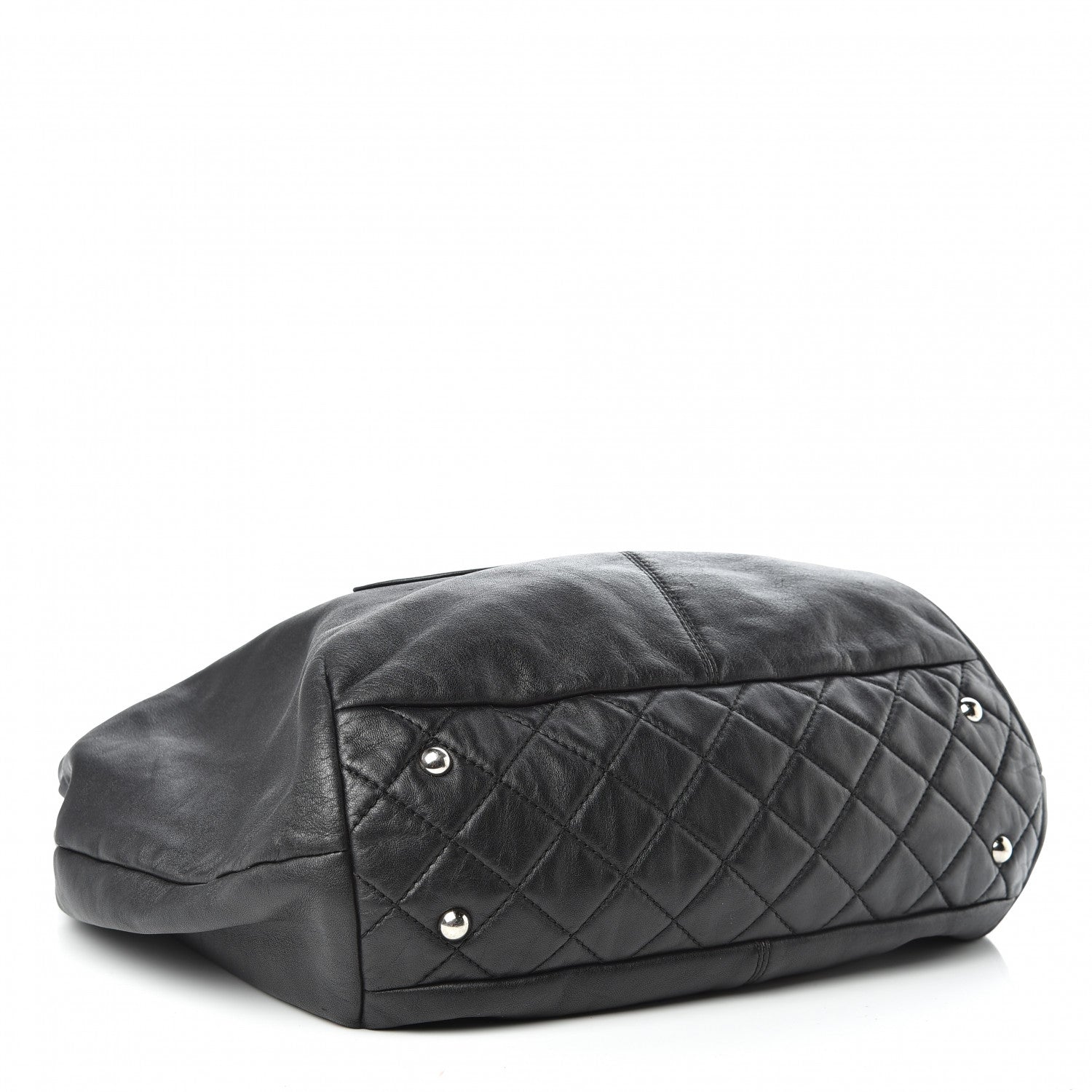 Chanel Calfskin Large Trianon Tote Black 5 of 12