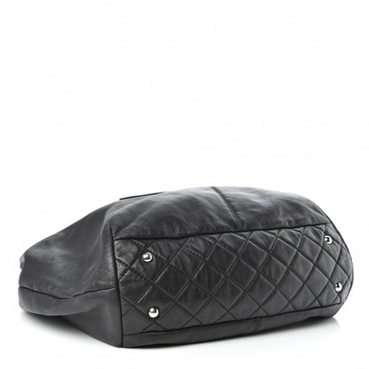 Chanel Calfskin Large Trianon Tote Black 5 of 12