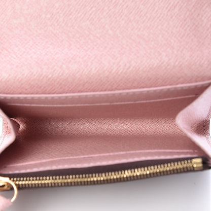 Louis Vuitton Damier Ebene Rosalie Coin Purse Rose Ballerine 5 of 7