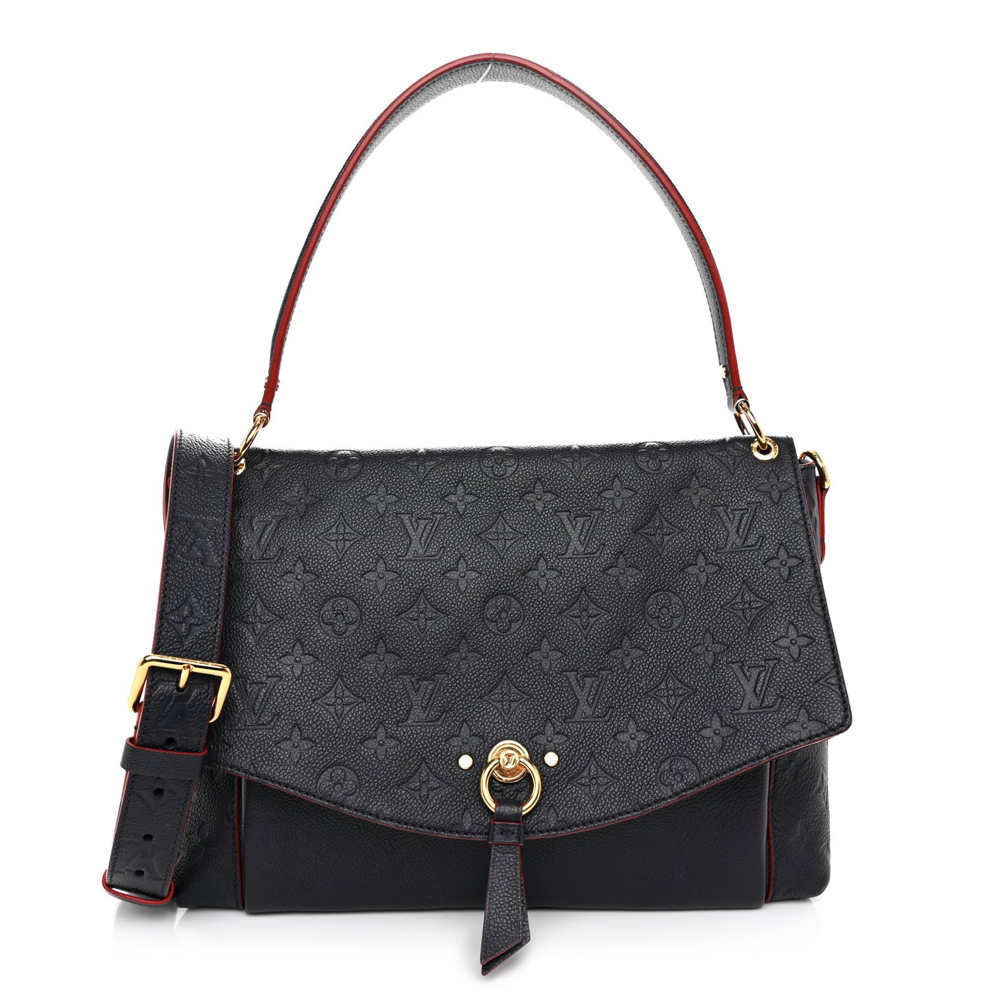 Empreinte Blanche MM Marine Rouge