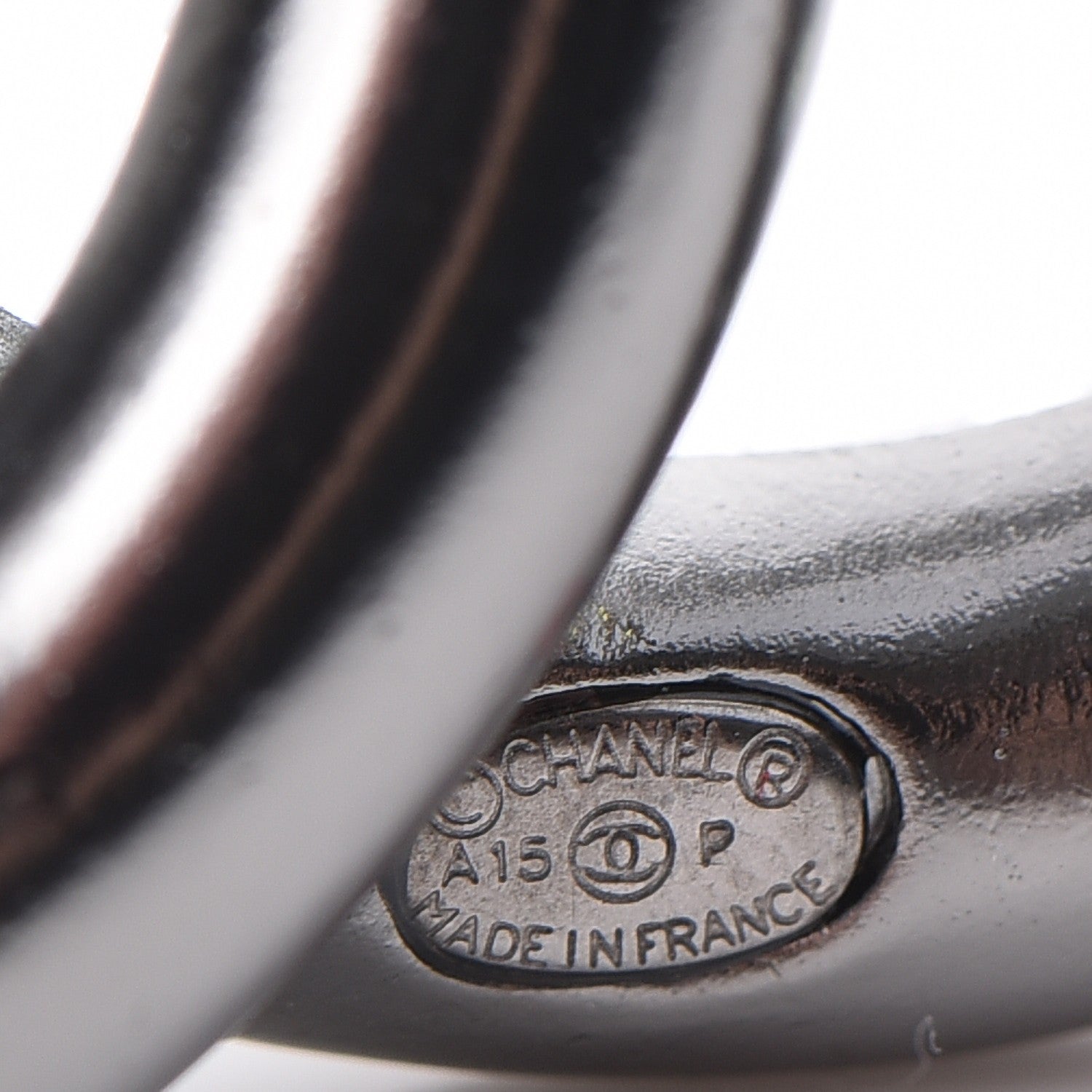 Chanel Ruthenium Crystal Baguette CC Brooch Multicolor 4 of 7