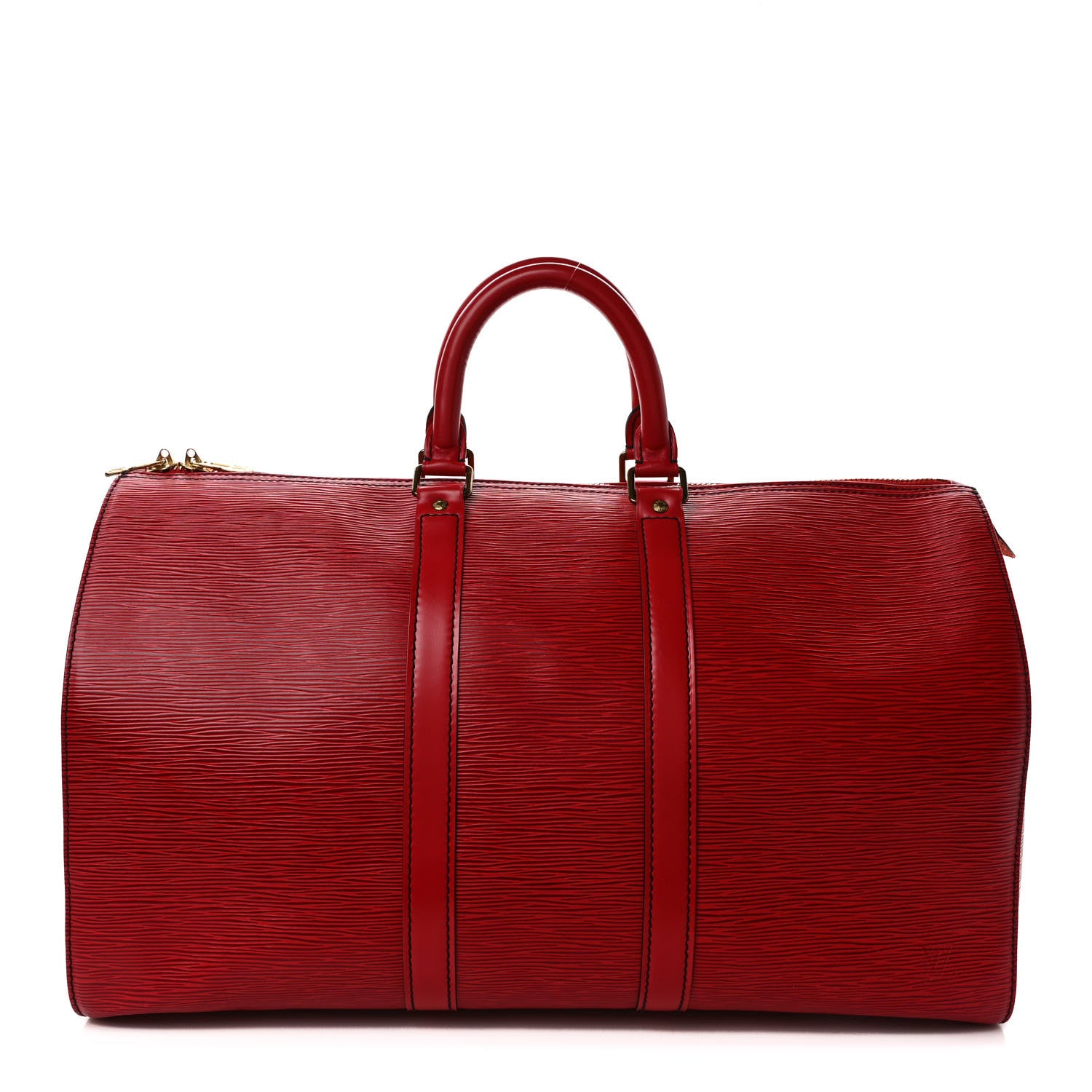 Louis Vuitton Epi Keepall 45 Castillan Red 1 of 11