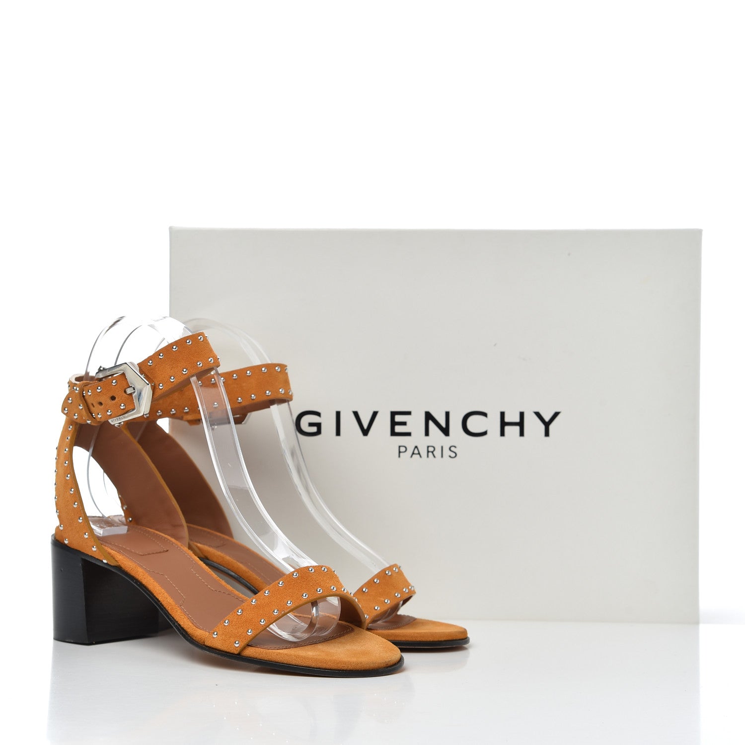 Givenchy Suede Studded Elegant Sandals 36.5 Sienna 19 of 19