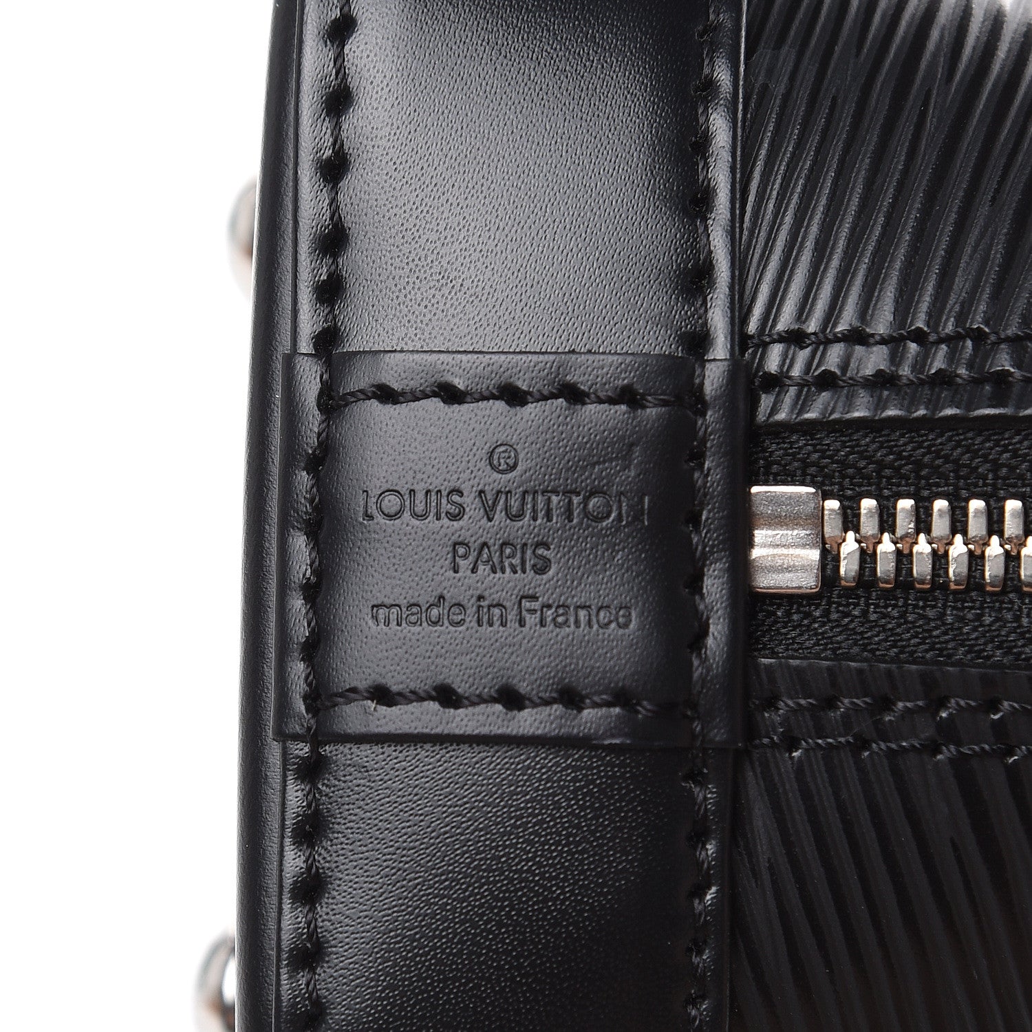 Louis Vuitton Epi Alma BB Black 8 of 10
