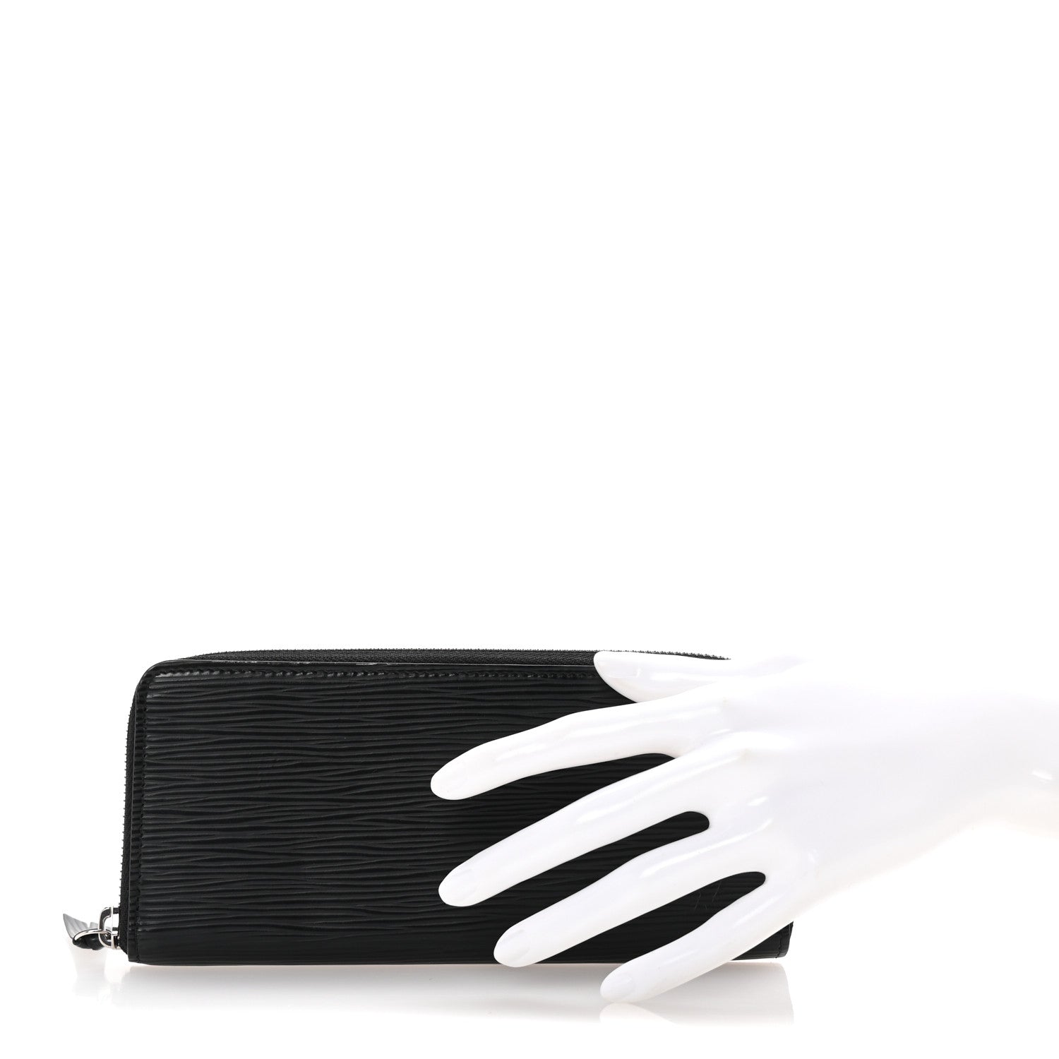 Louis Vuitton Epi Clemence Wallet Black 2 of 6