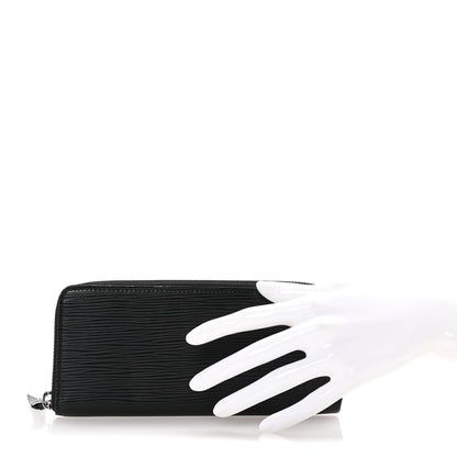 Louis Vuitton Epi Clemence Wallet Black 2 of 6