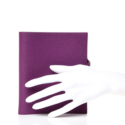 Hermes Togo Ulysse PM Notebook Cover Anemone 2 of 10