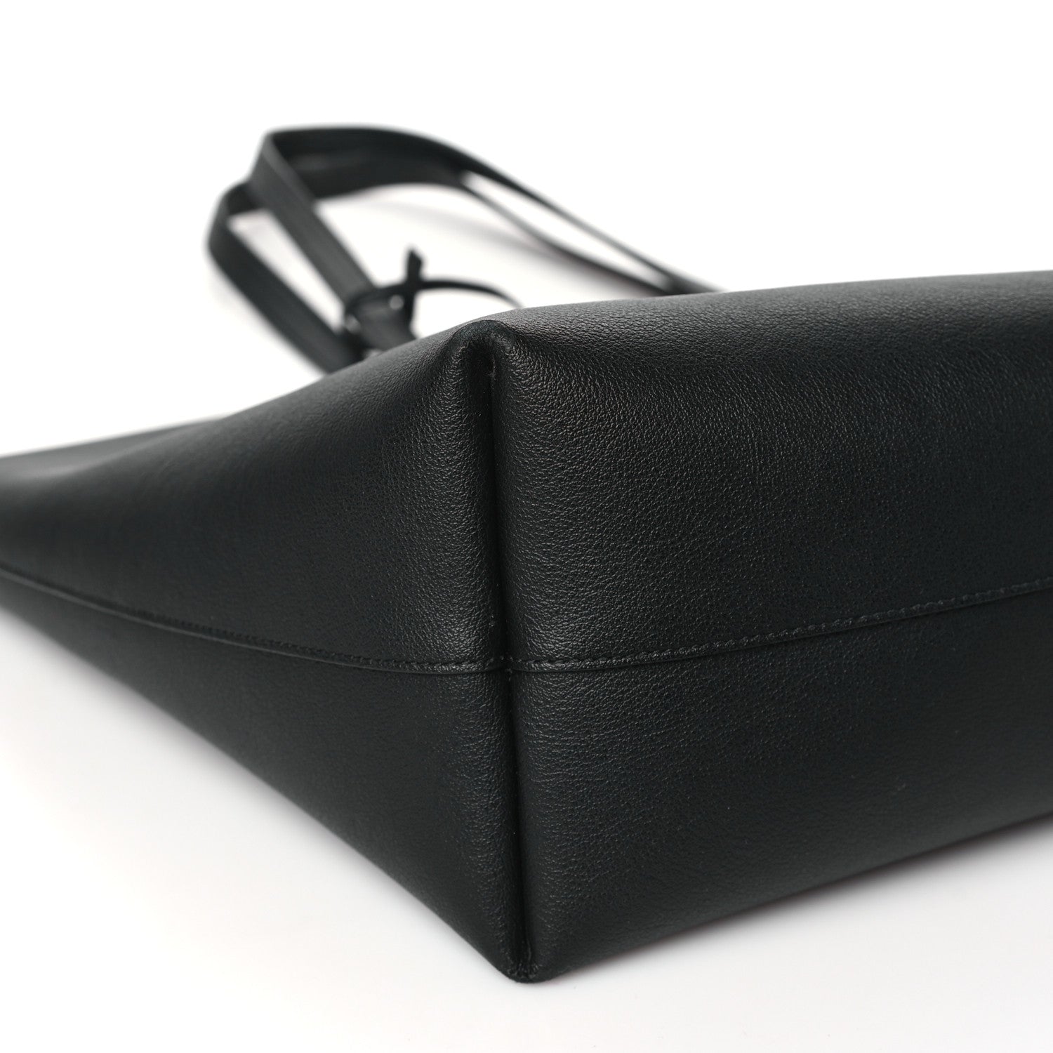Saint Laurent Calfskin Large Shopping Tote Black 9 of 13