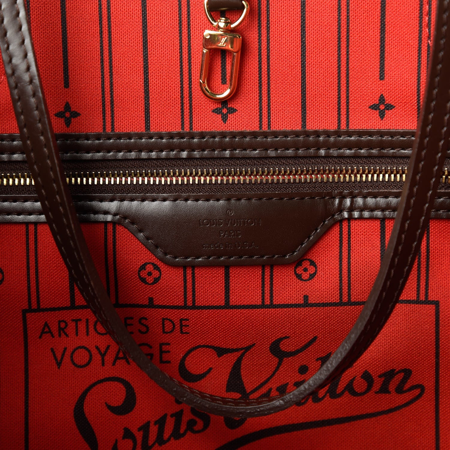Louis Vuitton Damier Ebene Neverfull GM 8 of 10