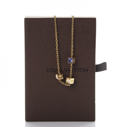 Louis Vuitton Swarovski Gamble Short Necklace Azur 8 of 8