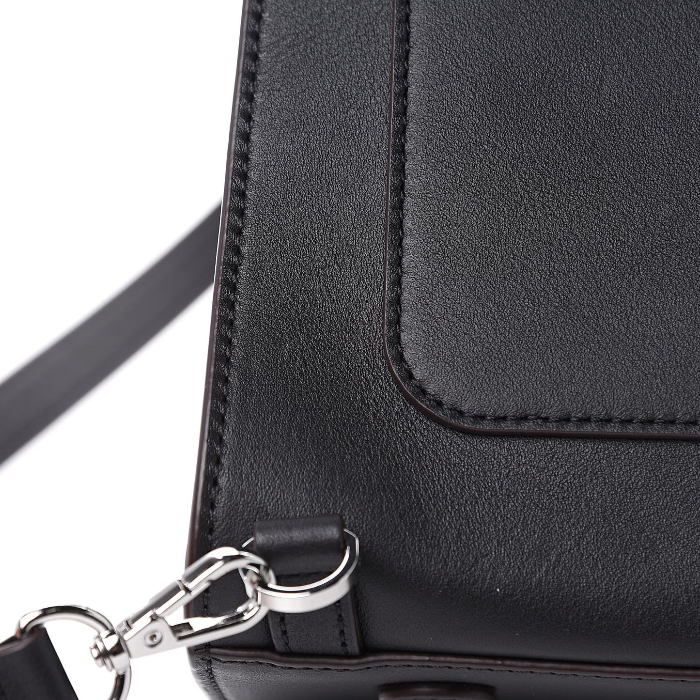 Calfskin Essential Monogram Small Backpack Black