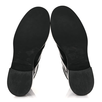 Louis Vuitton Calfskin Wonderland Ranger Boots 41 Black 7 of 11