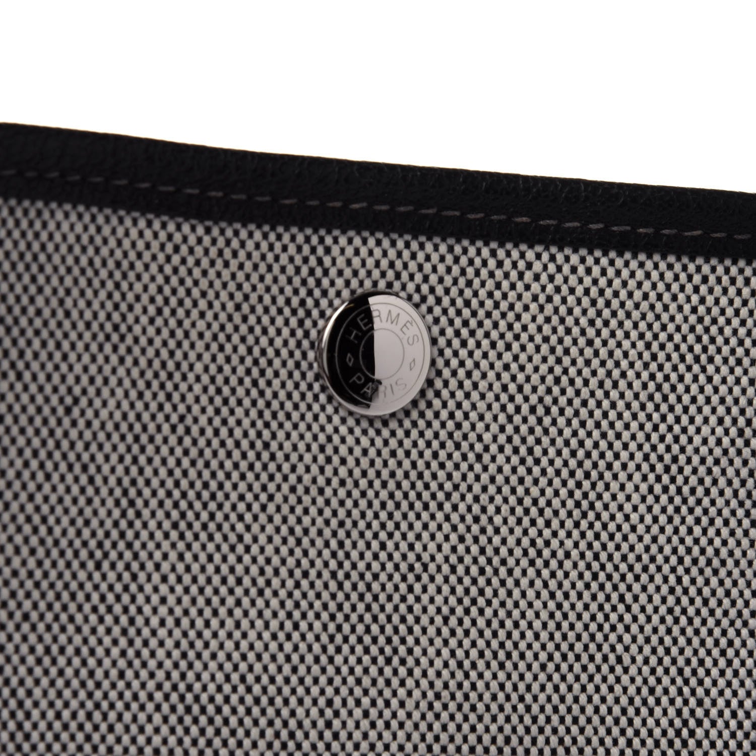 Hermes Buffle Skipper Toile Garden Party 36 MM Tote Black 9 of 9