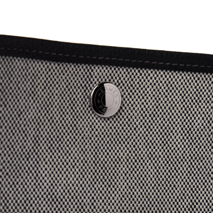 Hermes Buffle Skipper Toile Garden Party 36 MM Tote Black 9 of 9