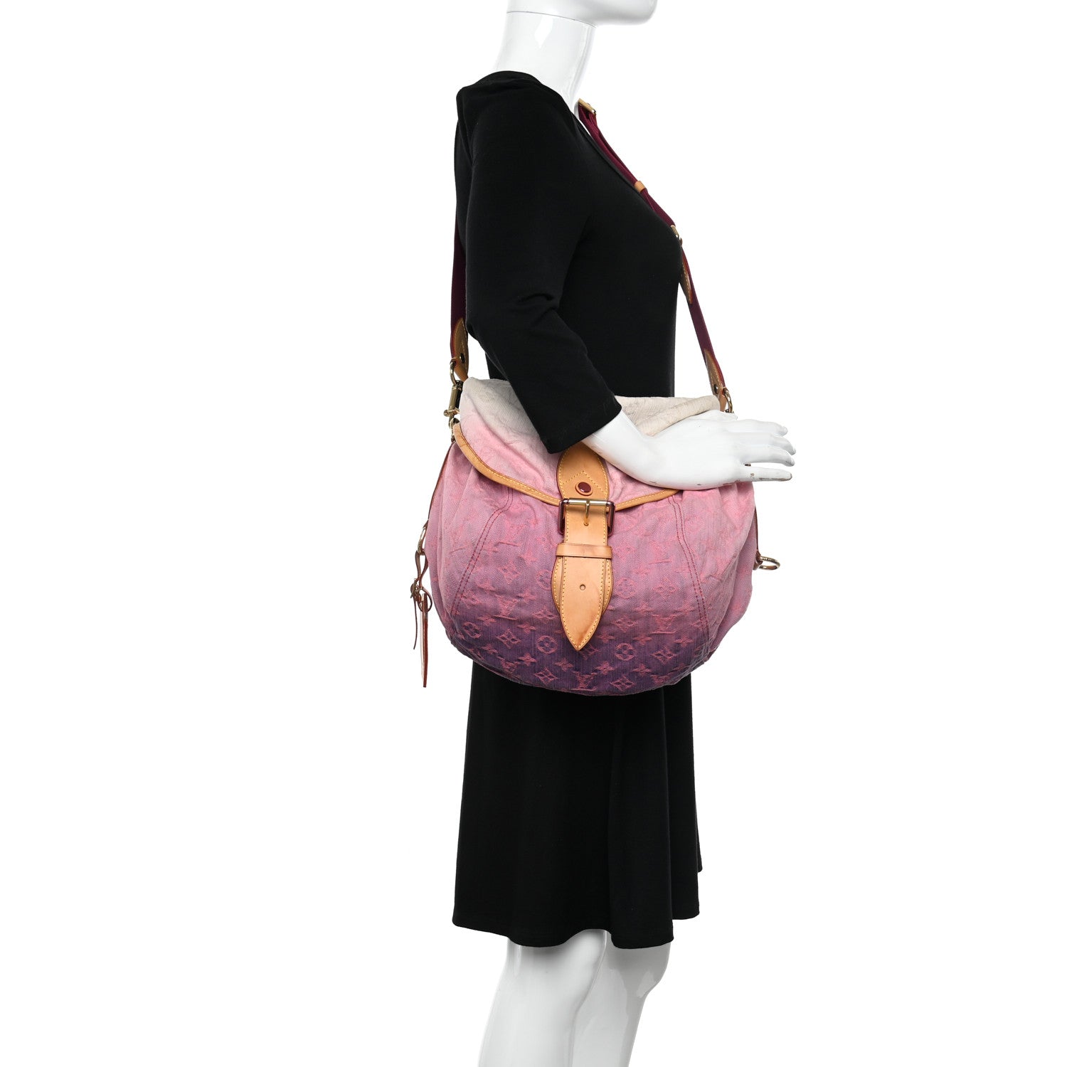 Louis Vuitton Denim Sunshine Messenger Rose 2 of 12