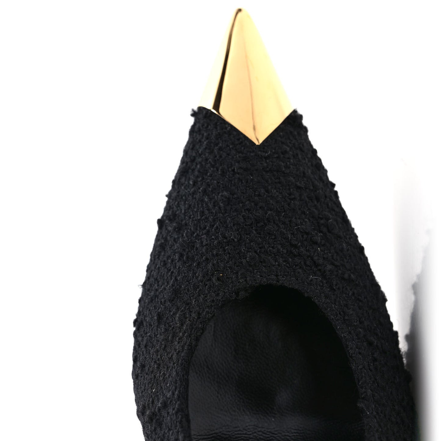 Tweed Slingback Kendall 90 Pumps 38 Black