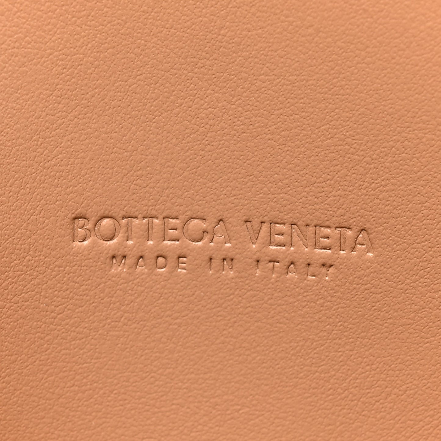 Nappa Intrecciato Long Andiamo Top Handle Clutch Pale Brown