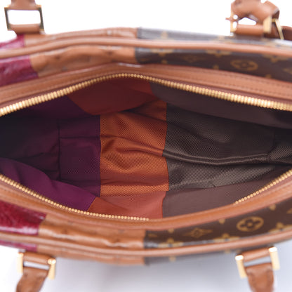 Louis Vuitton Monogram Stripes Medium Bag Bordeaux 5 of 8