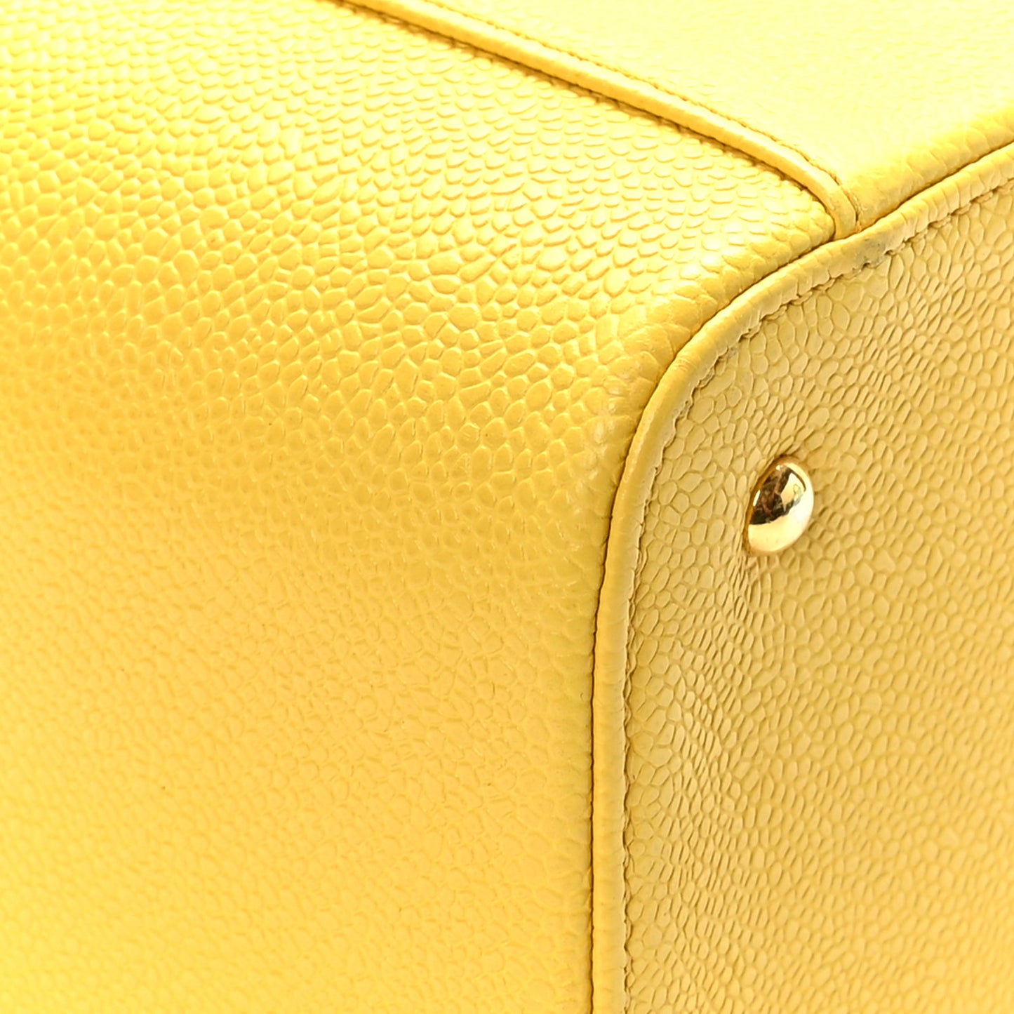 Caviar CC Vanity Train Case Yellow