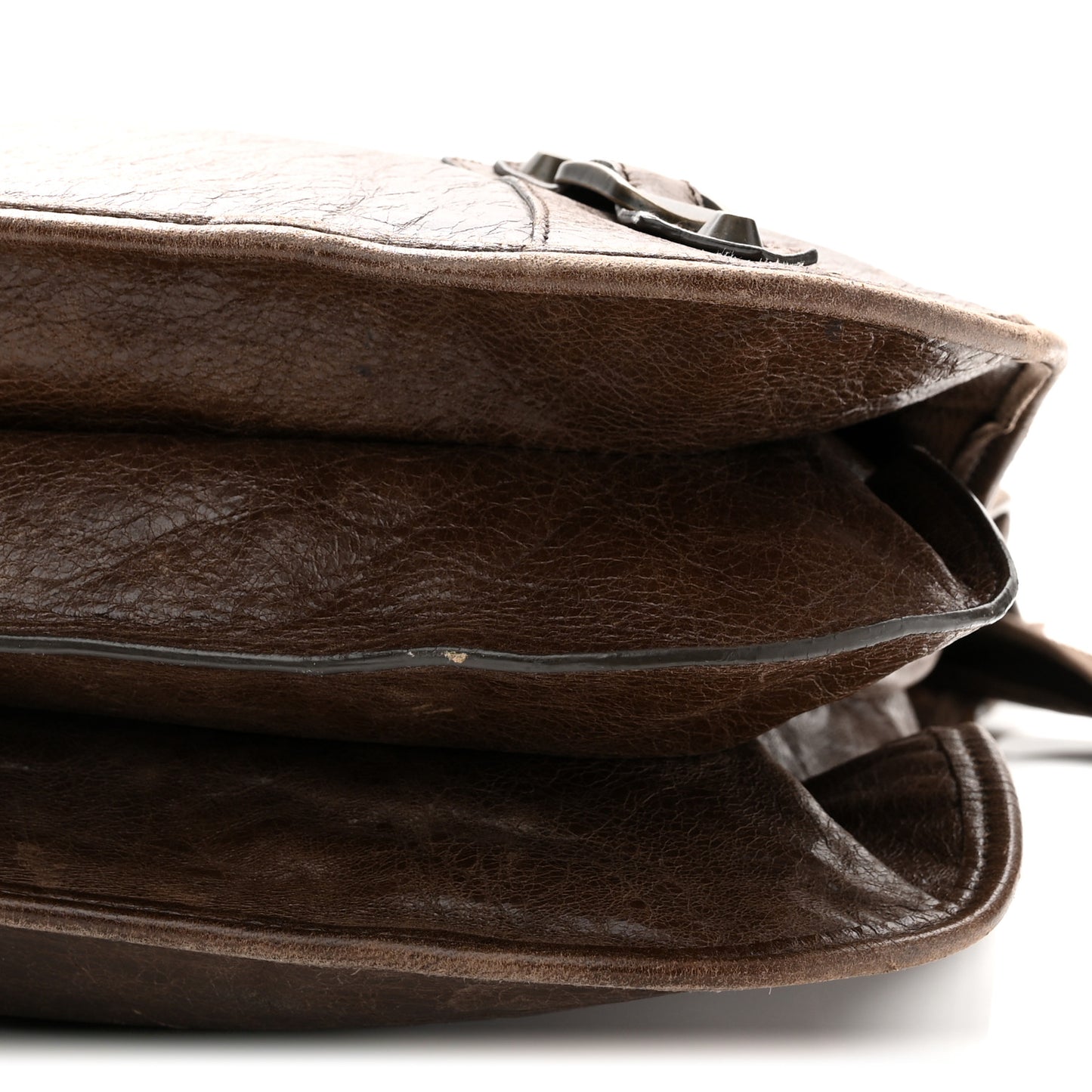Chevre Classic Hardware Mid Afternoon Tote Truffle