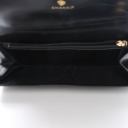 Chanel Lambskin Quilted Chocolate Bar Long Wallet Black 5 of 10
