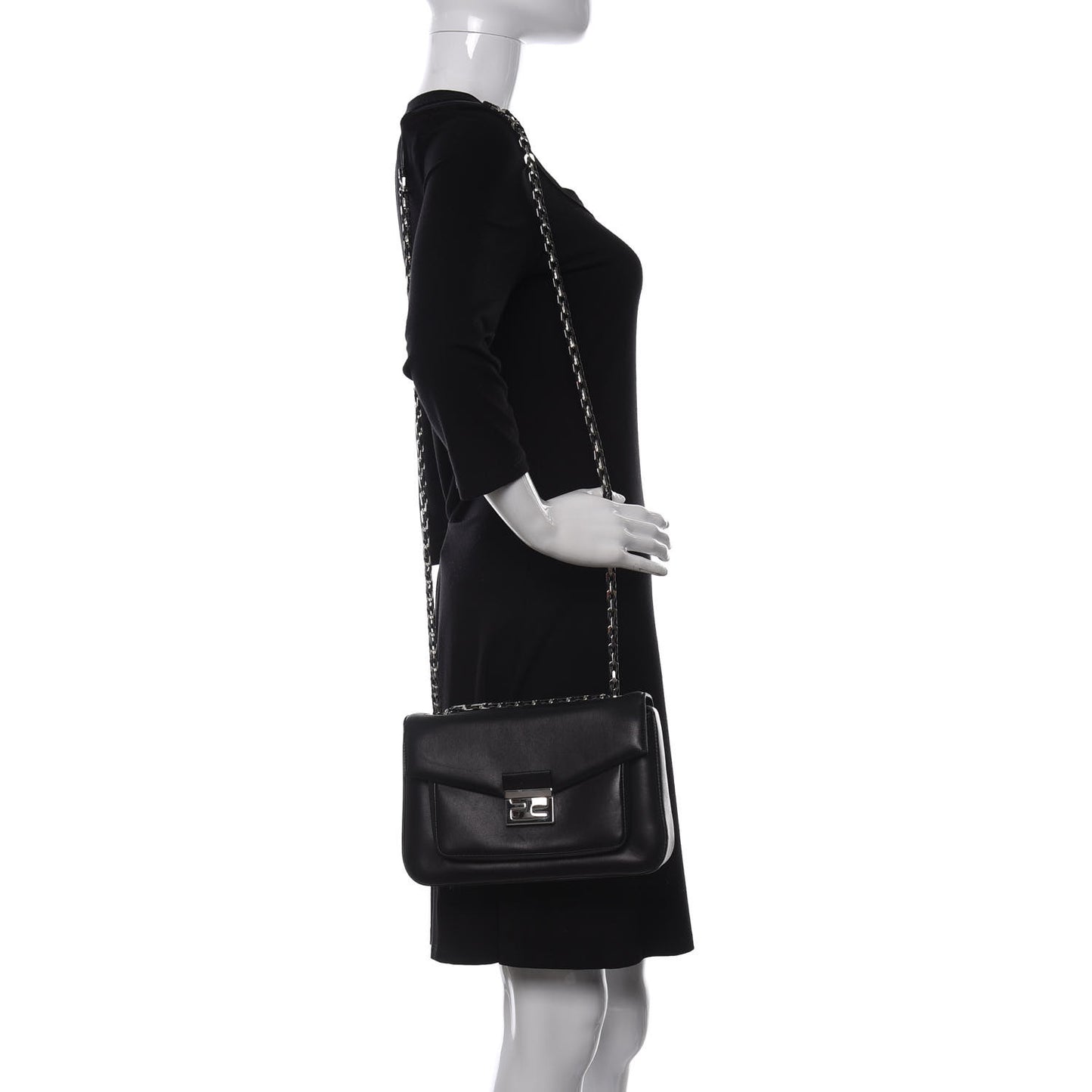 Nappa Be Baguette Crossbody Bag Black