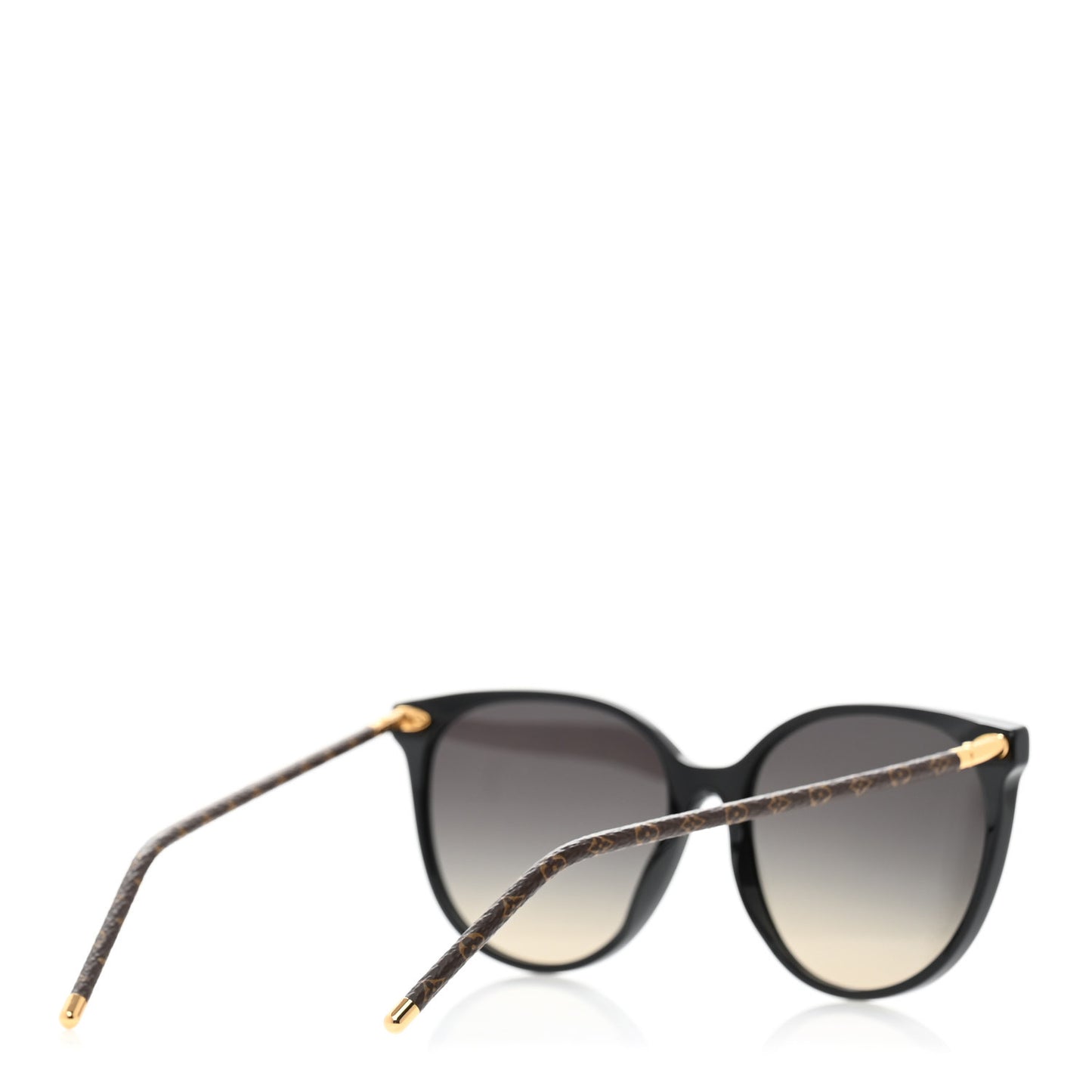 Monogram Acetate LV First Round Sunglasses Z1710W Black