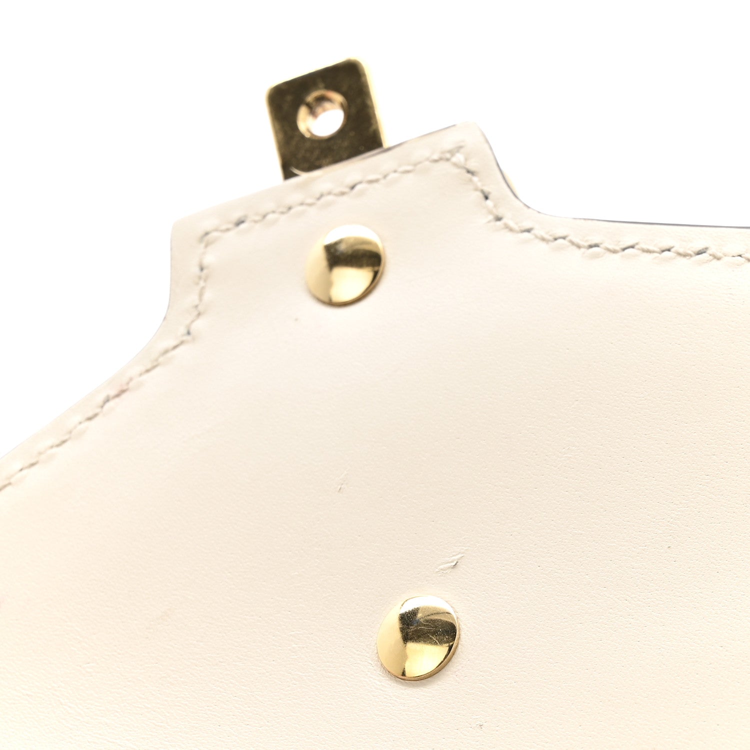 Gucci Calfskin Mini Sylvie Top Handle Bag White 12 of 19