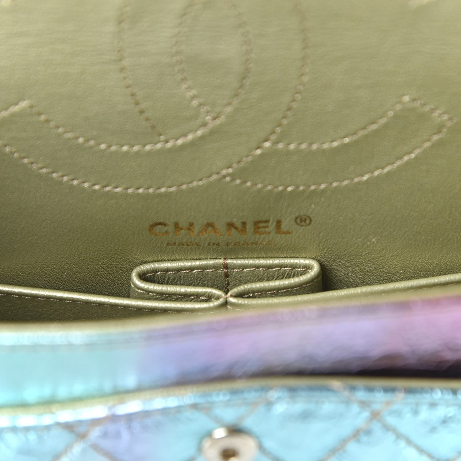 Chanel Metallic Goatskin Quilted 2.55 Reissue 225 Flap Multicolor 8 of 10