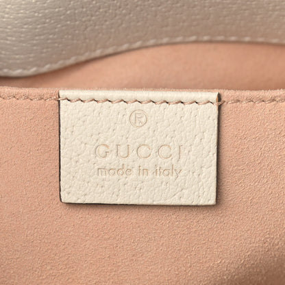 Gucci GG Supreme Monogram Flora Textured Calfskin Small Padlock Tote Beige Ebony Multicolor Mystic White 6 of 9