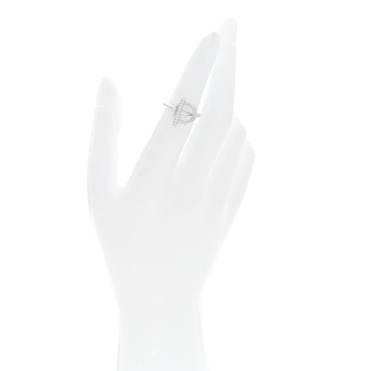 Hermes 18K White Gold Diamond PM Echappee Ring 49 5 2 of 5