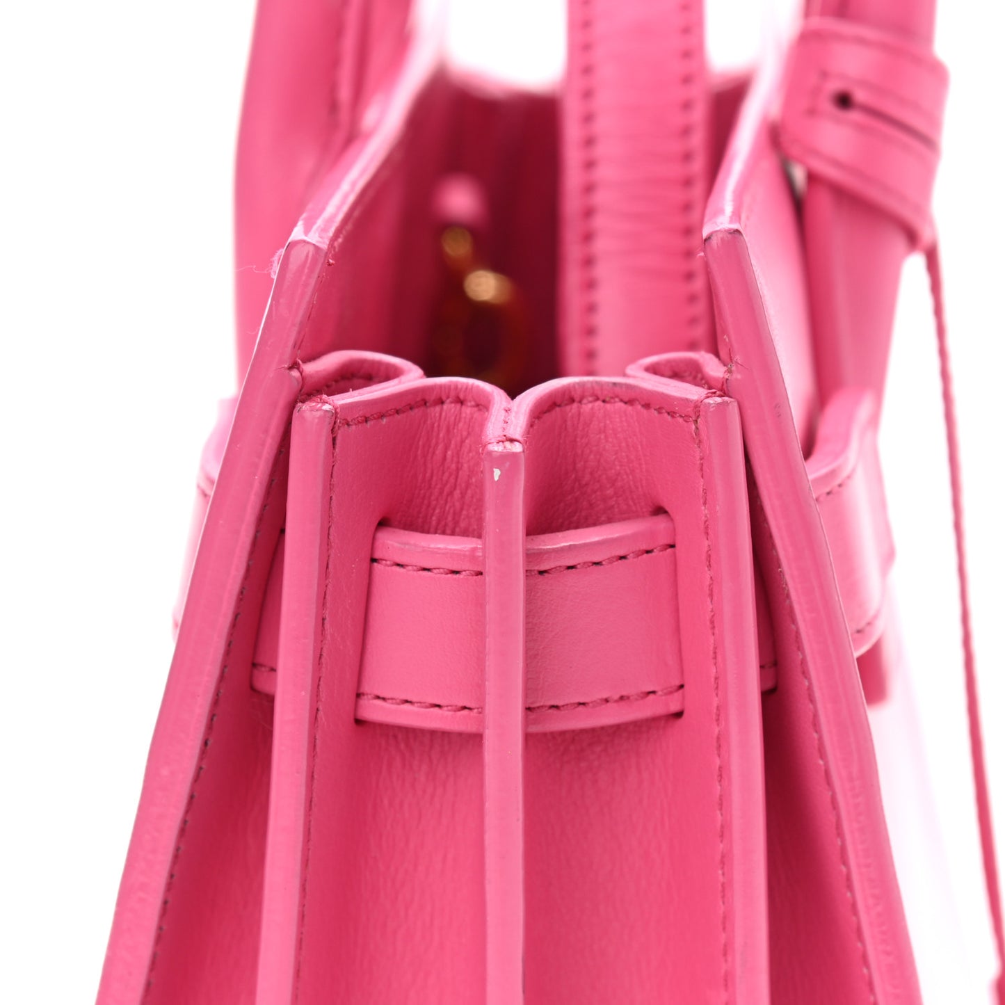 Calfskin Nano Sac De Jour Lipstick Fuchsia